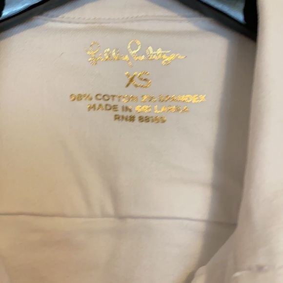 Lilly Pulitzer White Denim Jean Jacket xxs - Picture 6 of 6